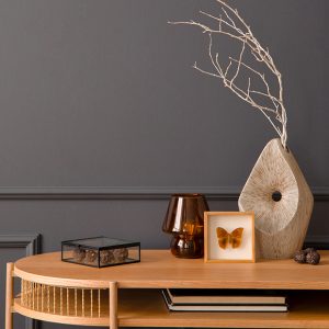 Glass Top Side Table